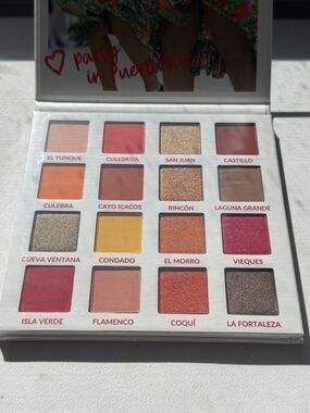 BH Cosmetics Party in Puerto Rico 16 Color Eyeshadow Palette Discontinued